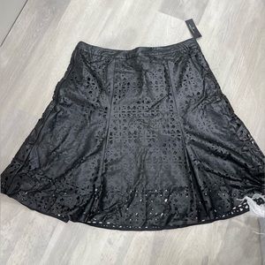 Lattice cut skirt